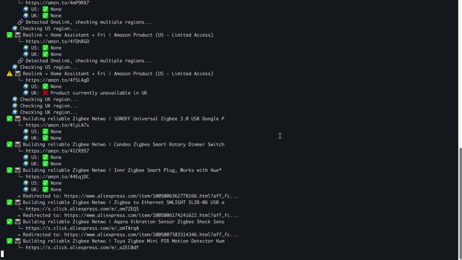 Post-Publishing Maintenance: The Affiliate Link Checker demonstration at 475.0s