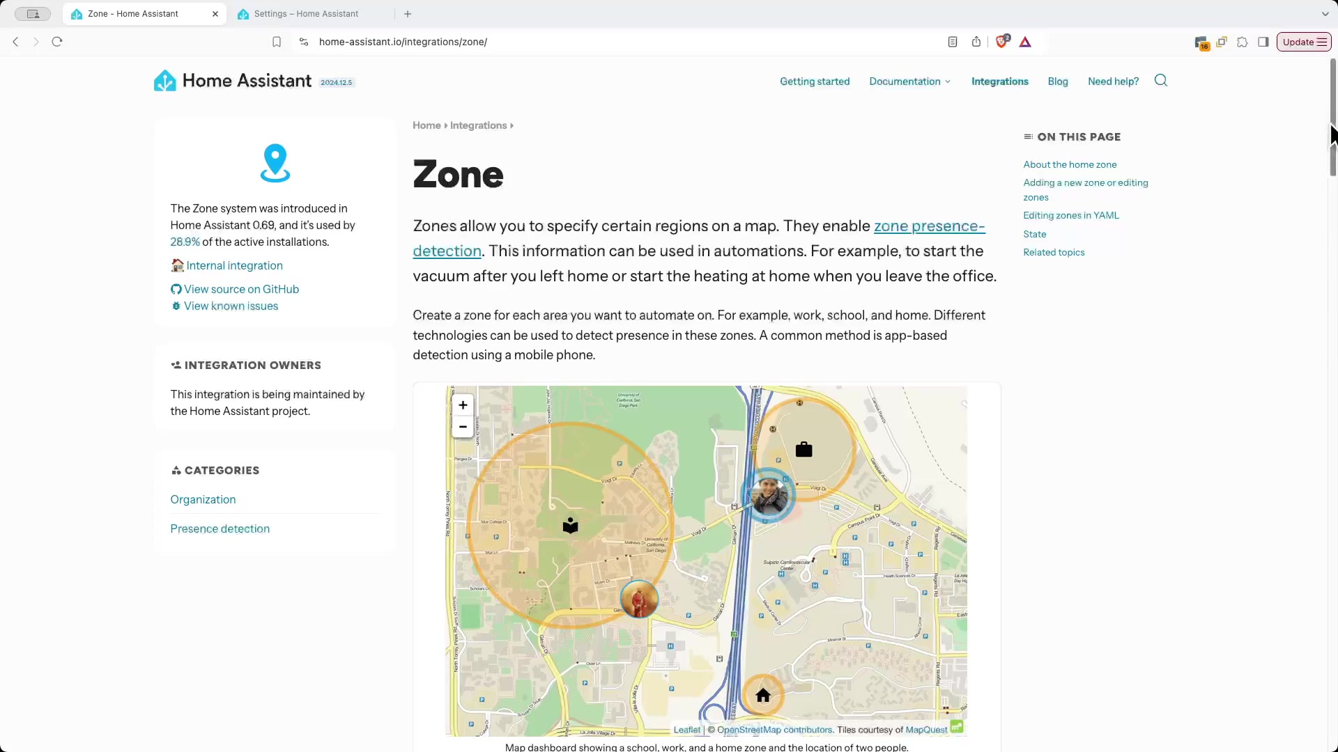 What Are Home Assistant Zones? demonstration at 63.0s