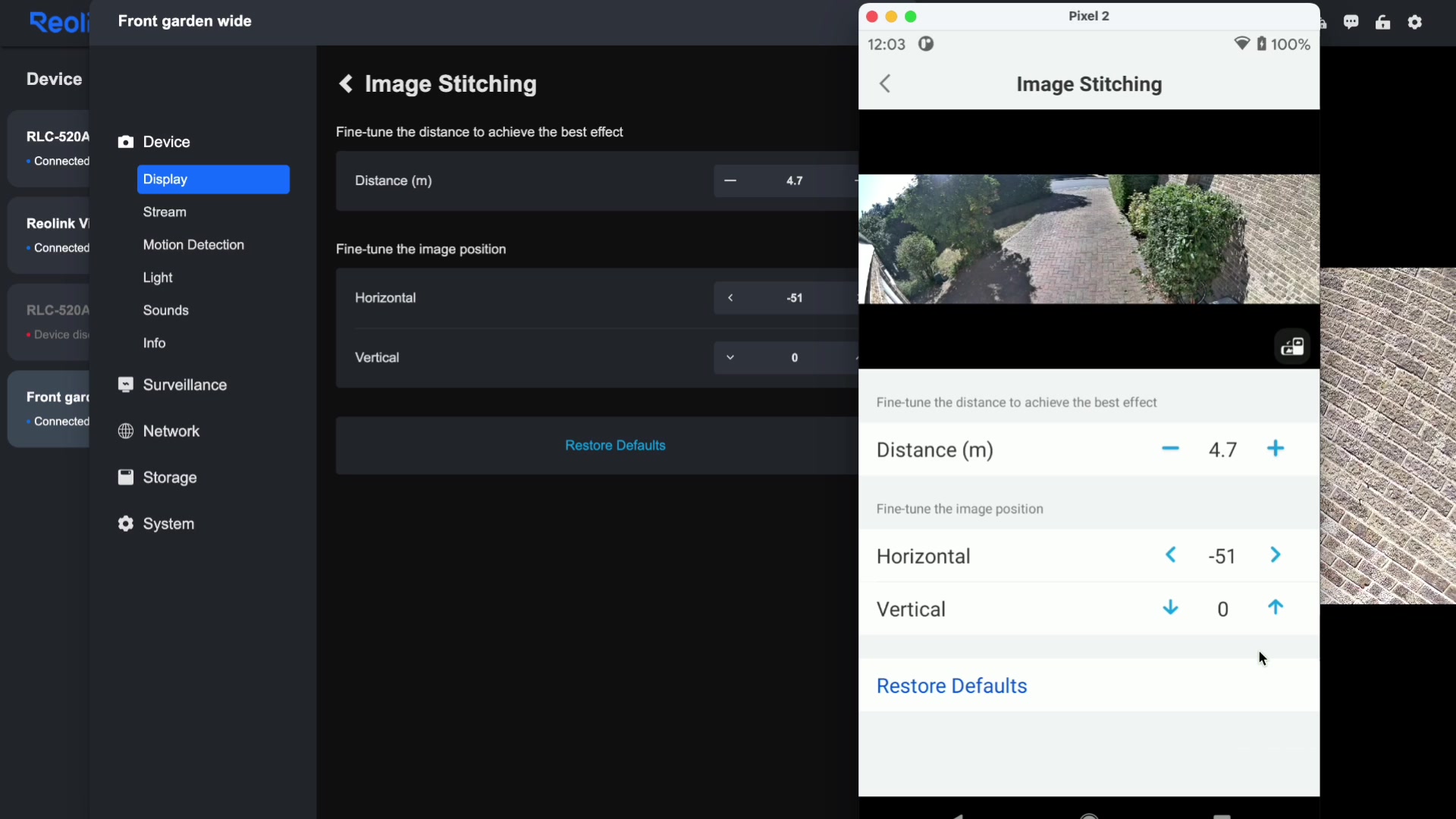 Deep Dive into Reolink Apps (Desktop & Mobile) demonstration at 568.0s