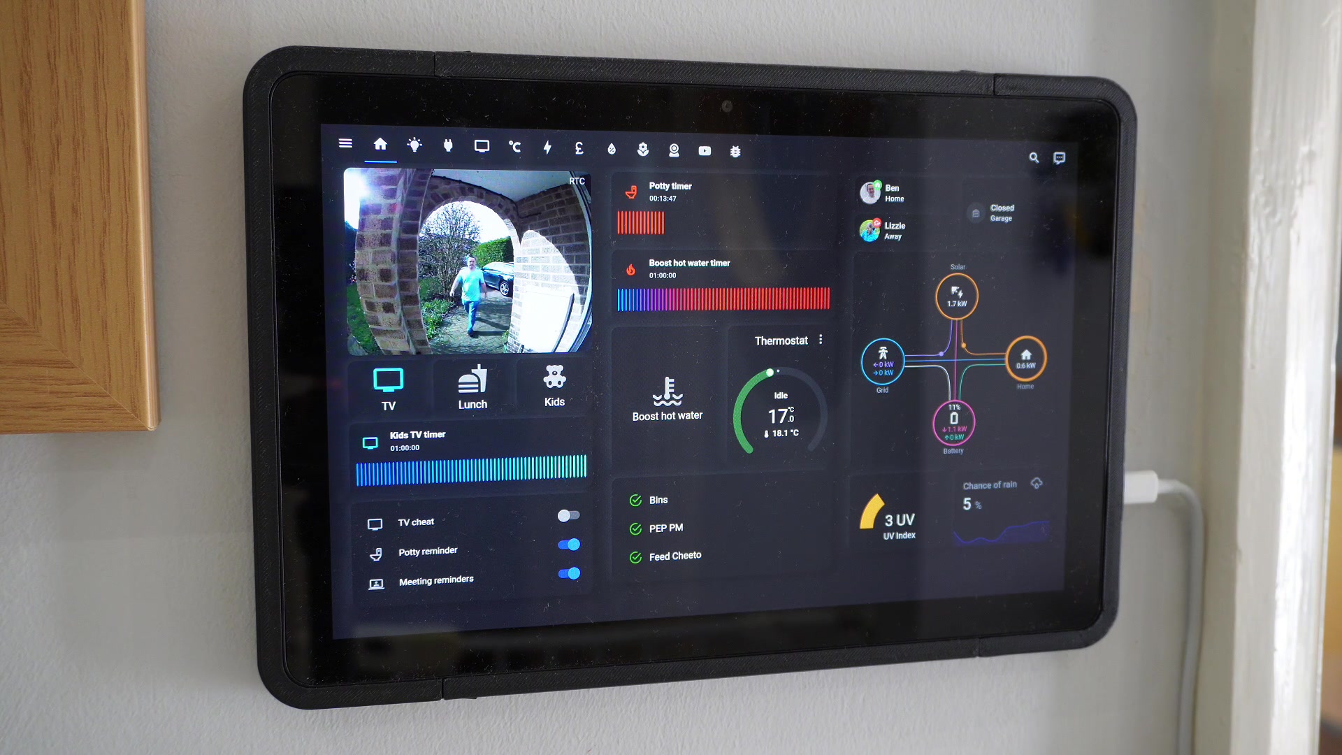 Dynamic Display and Event-Triggered Notifications demonstration at 63.0s