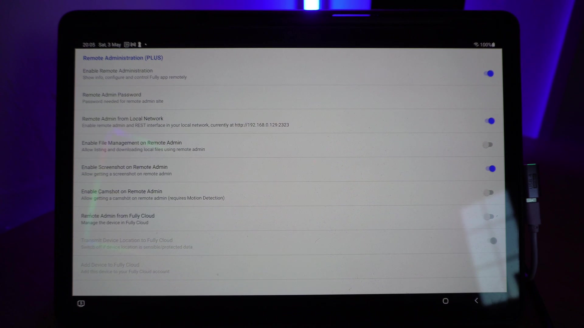 Dynamic Display and Event-Triggered Notifications demonstration at 77.0s