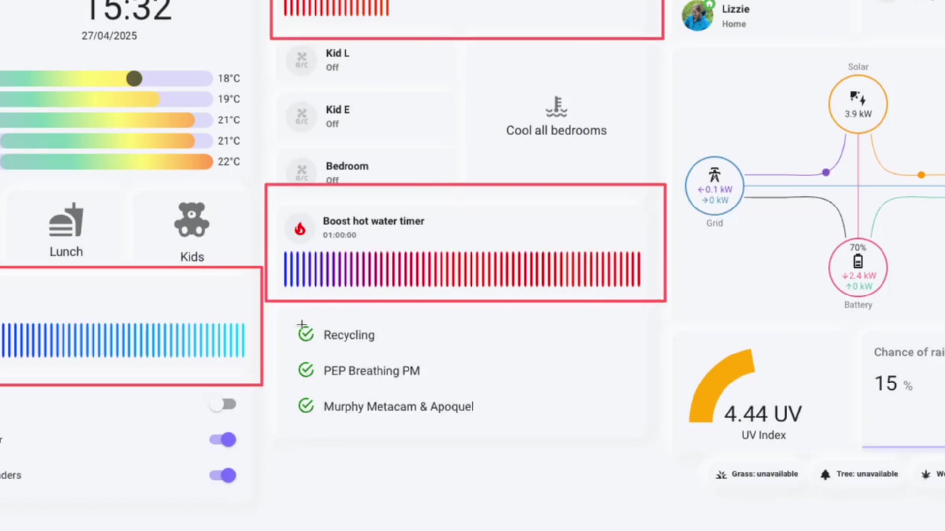 Essential Home Timers demonstration at 178.0s