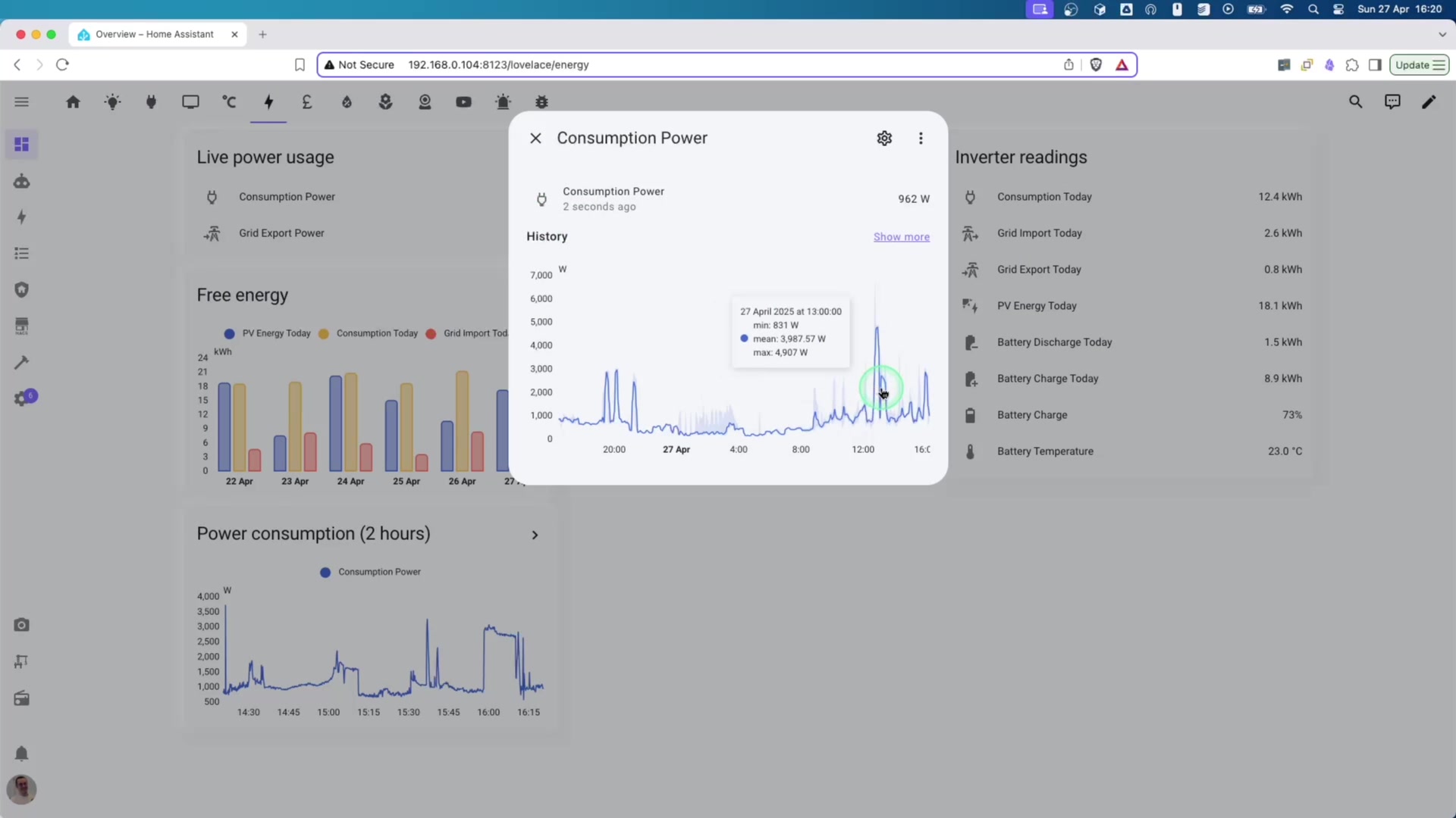 Exploring Secondary Dashboard Tabs (Mobile-Optimized) demonstration at 429.0s