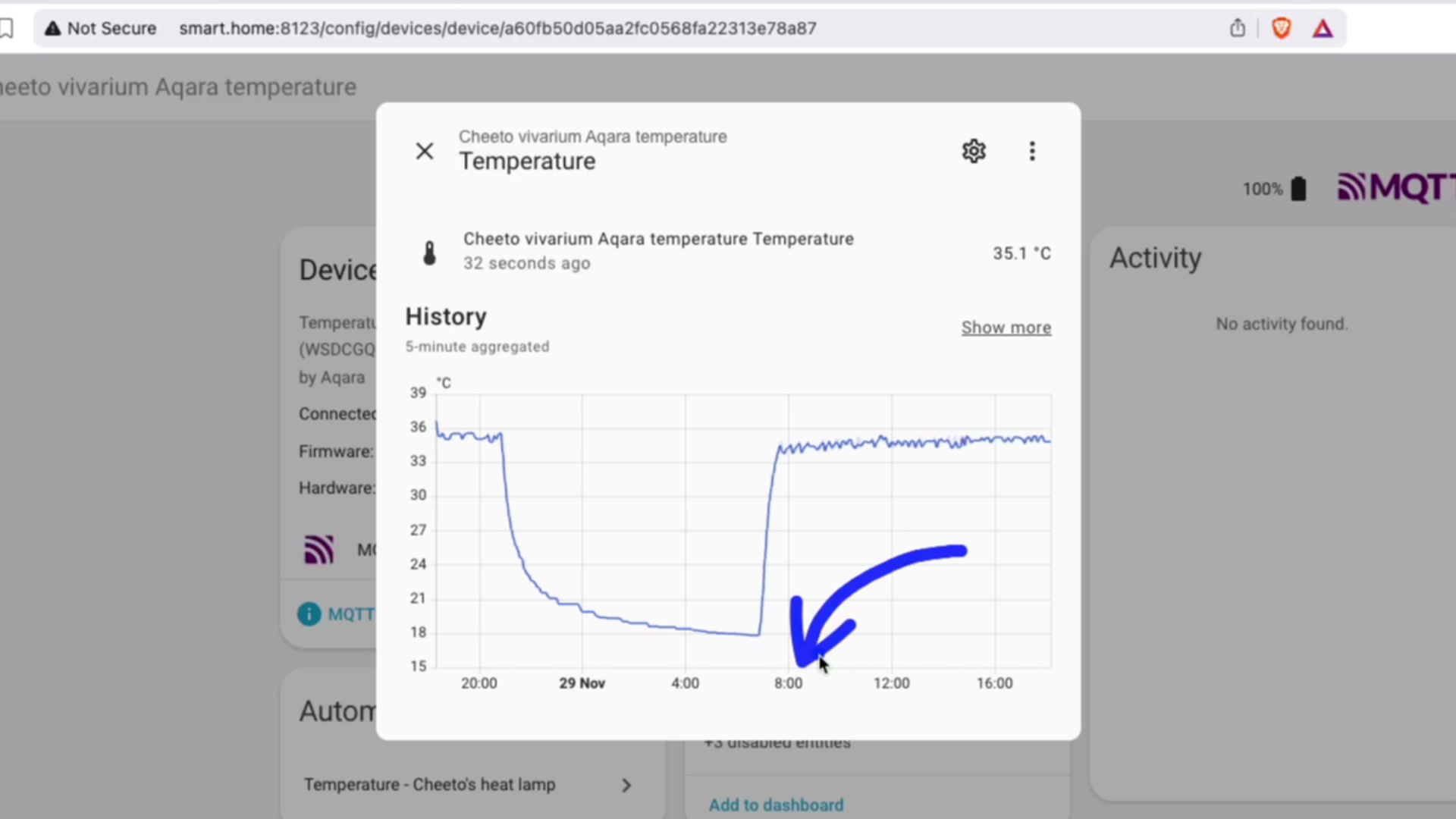 Scheduled Maintenance and Power Monitoring Triggers demonstration at 435.0s