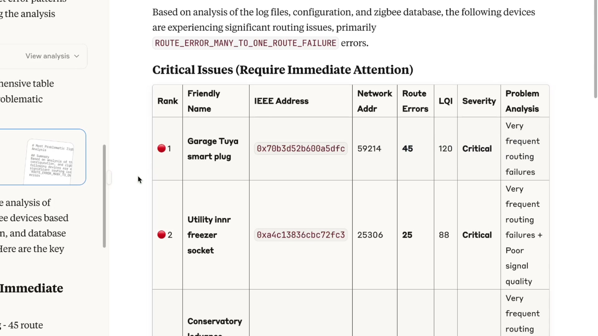 Troubleshooting Zigbee Networks demonstration at 18.0s